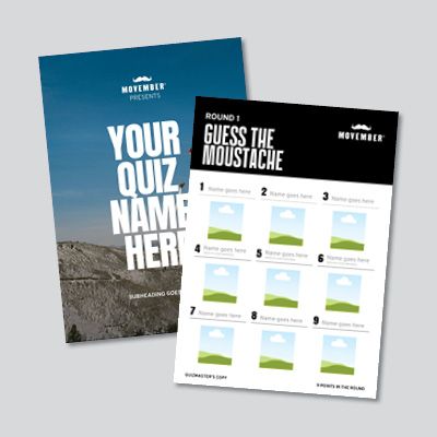 A Movember Canva social media template